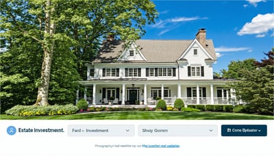 Newsletter signup for real estate investment updates